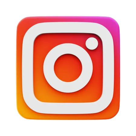 Free Instagram  3D Icon