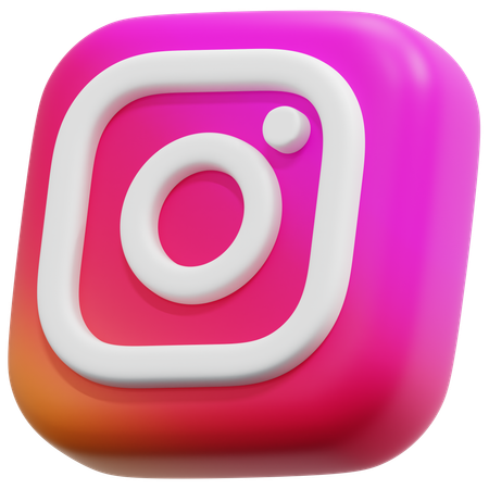 Free Instagram  3D Icon