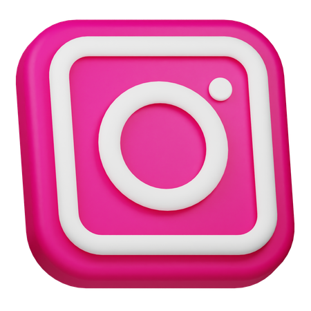 Free Instagram  3D Icon