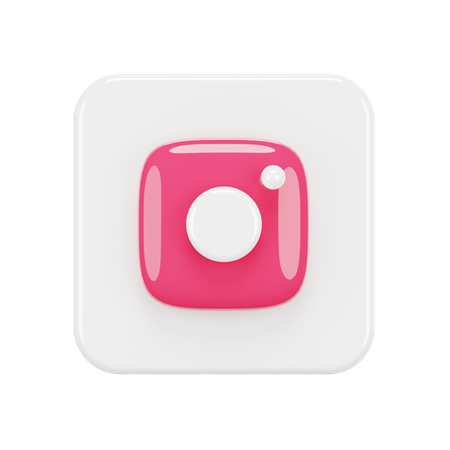 Free Instagram  3D Icon