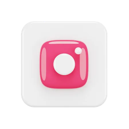 Free Instagram  3D Icon