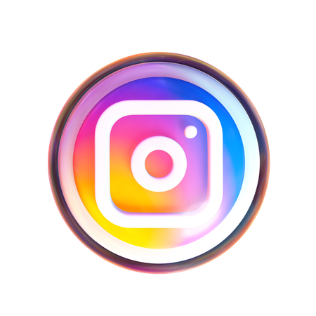 Free Instagram  3D Icon