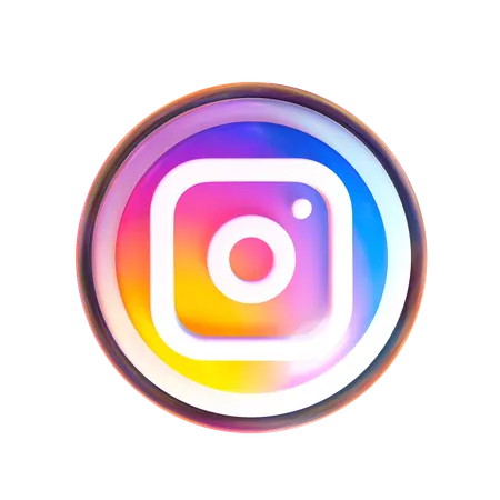 Free Instagram  3D Icon