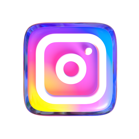 Free Instagram  3D Icon
