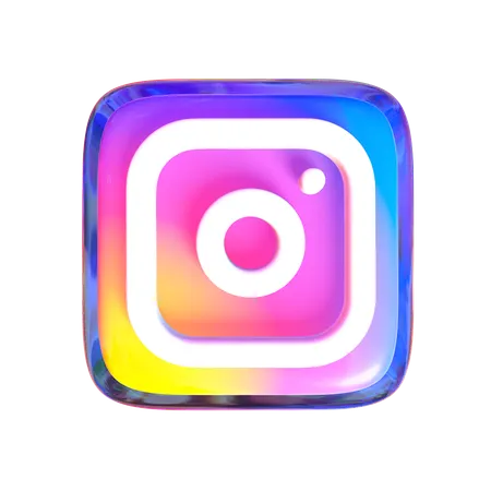 Free Instagram  3D Icon