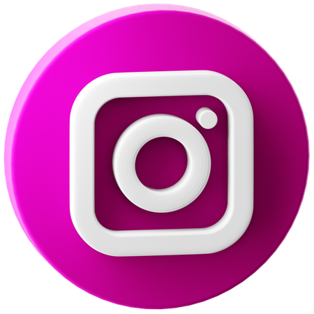 Free Instagram  3D Icon