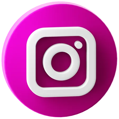 Free Instagram  3D Icon