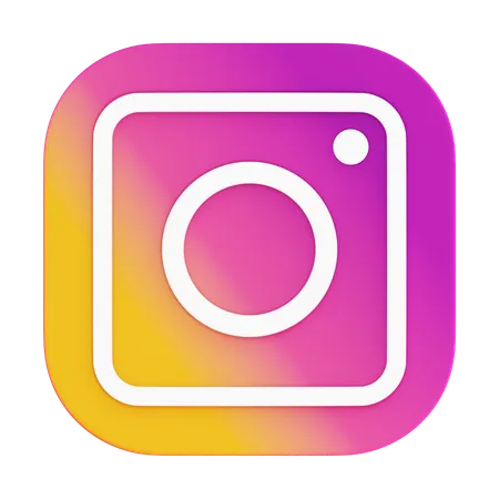 Free Instagram  3D Icon