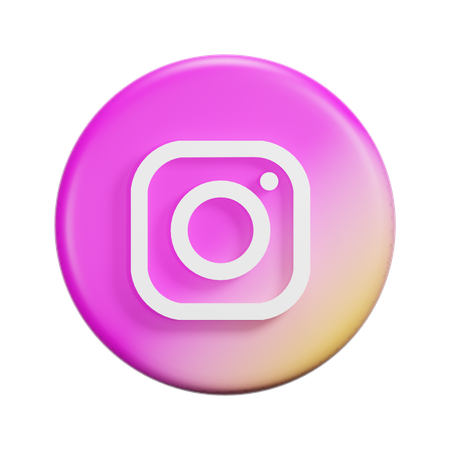 Free Instagram  3D Icon