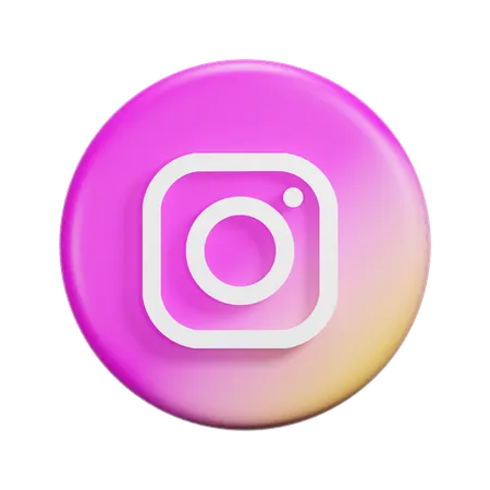 Free Instagram  3D Icon