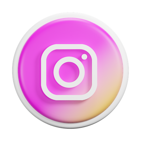 Free Instagram  3D Icon