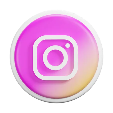 Free Instagram  3D Icon