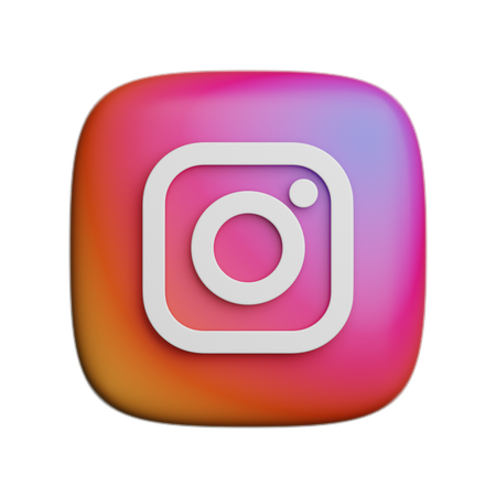 Free Instagram  3D Icon