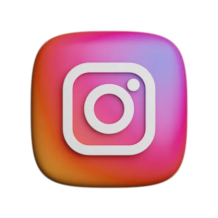 Free Instagram  3D Icon