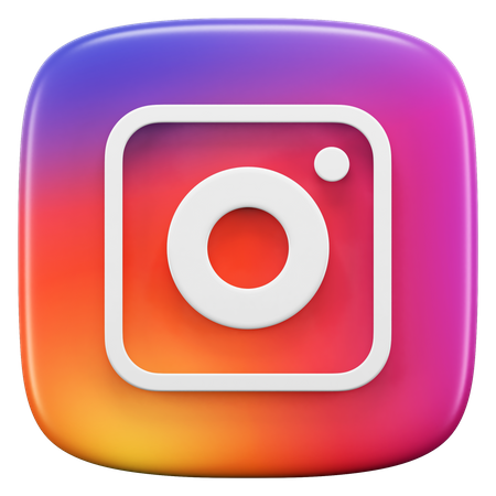 Free Instagram  3D Icon