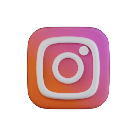 Free Instagram  3D Icon
