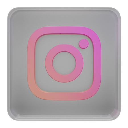 Free Instagram  3D Icon