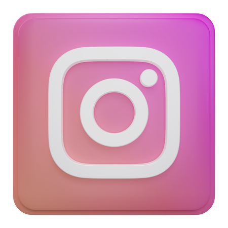 Free Instagram  3D Icon