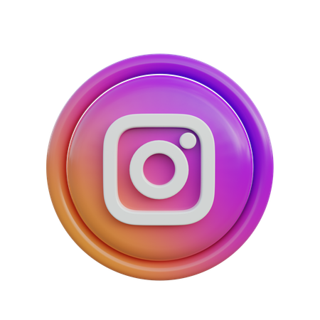Free Instagram  3D Icon