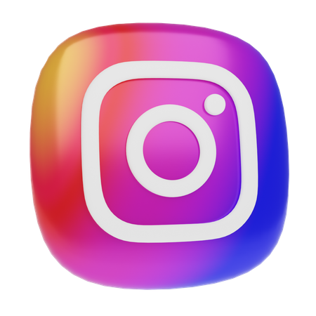 Free Instagram  3D Icon