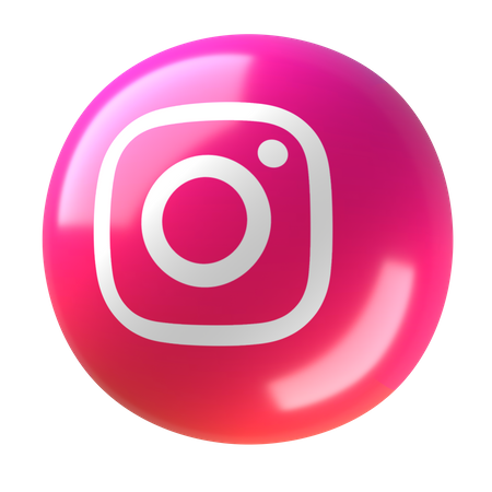 Free Instagram  3D Icon