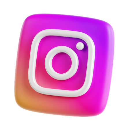 Free Instagram  3D Icon