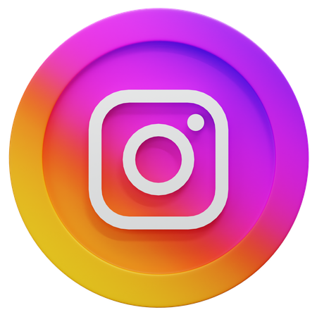 Free Instagram  3D Icon