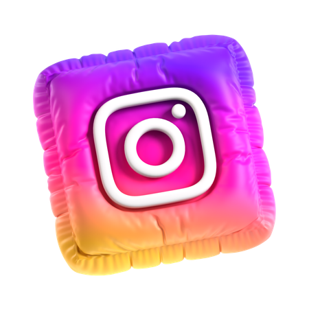 Free Instagram  3D Icon