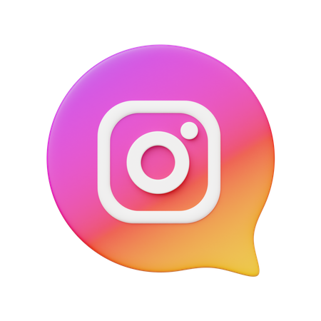 Free Instagram  3D Logo