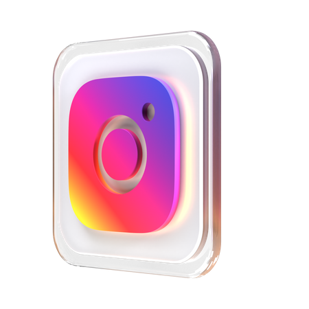 Free Instagram  3D Logo