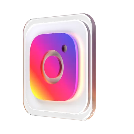 Free Instagram  3D Logo