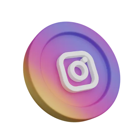 Free Instagram  3D Logo