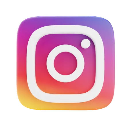 Free Instagram  3D Logo