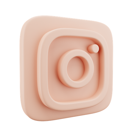 Free Instagram  3D Logo