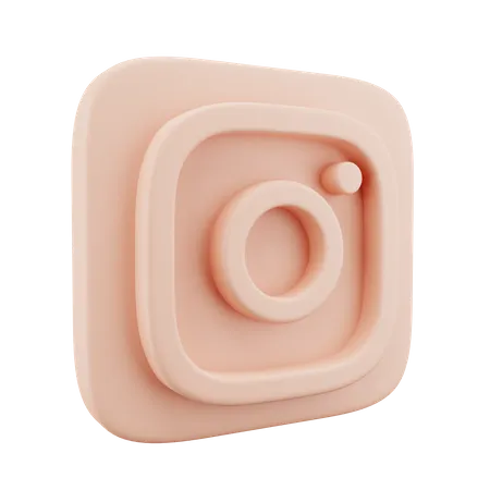 Free Instagram  3D Logo