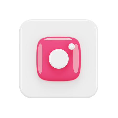 Free Instagram  3D Logo