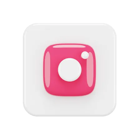 Free Instagram  3D Logo