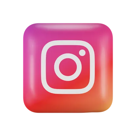 Free Instagram  3D Logo