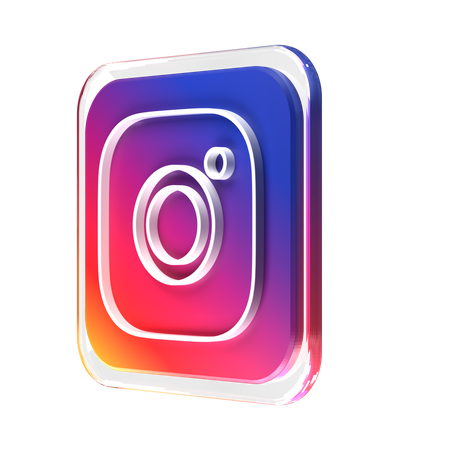 Free Instagram  3D Logo