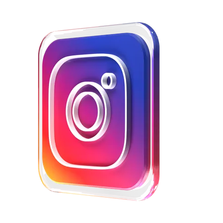 Free Instagram  3D Logo