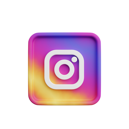 Free Instagram  3D Logo