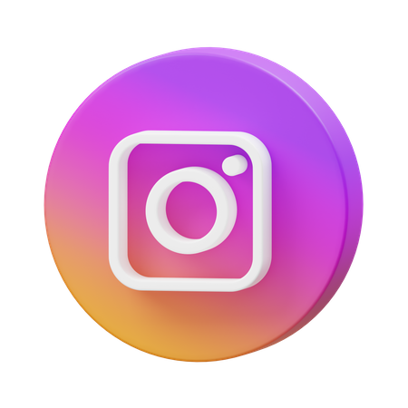 Free Instagram  3D Logo