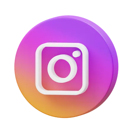 Free Instagram  3D Logo