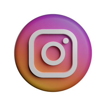 Free Instagram  3D Logo