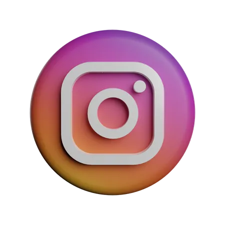 Free Instagram  3D Logo