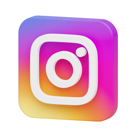 Free Instagram  3D Logo