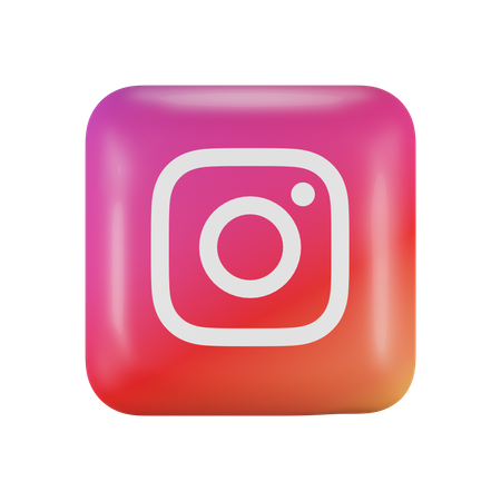 Free Instagram  3D Icon