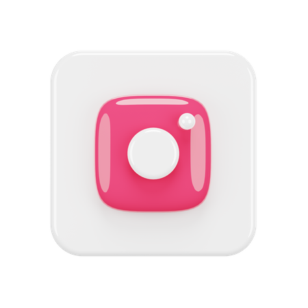 Free Instagram  3D Icon