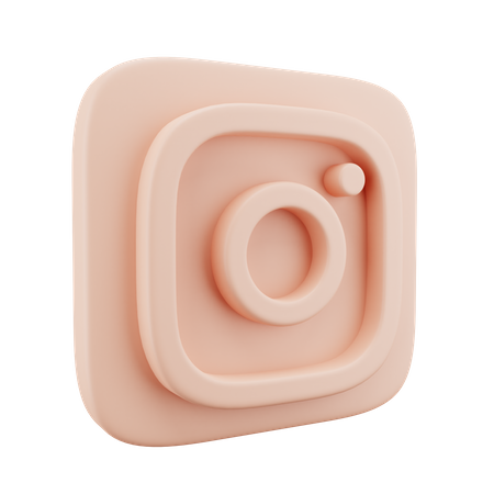 Free Instagram  3D Icon