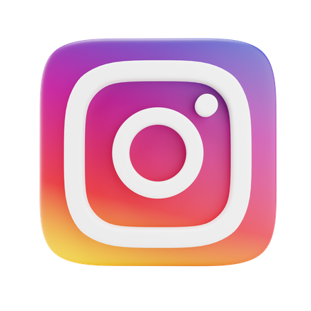 Free Instagram  3D Icon